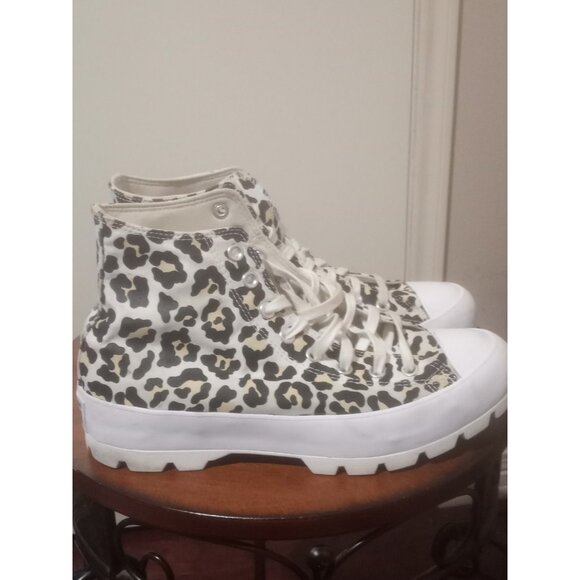 Converse Shoes - Converse Chuck Taylor All Star Lugged Shoes Womens Sz 11 Leopard Print Platform